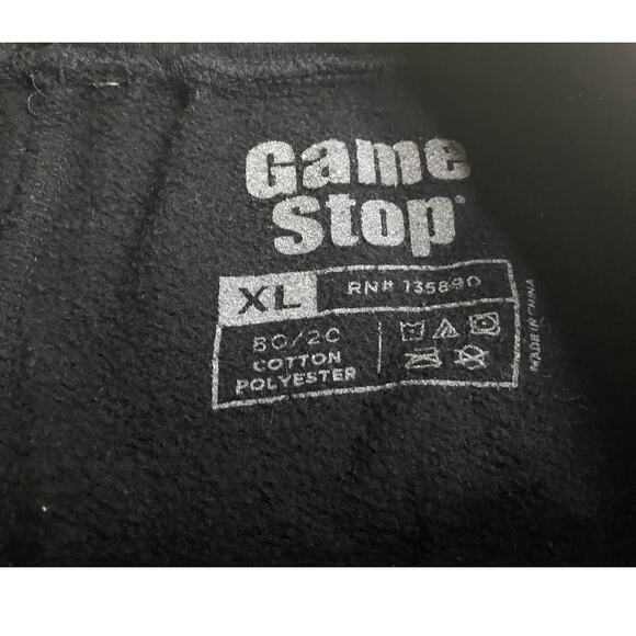 Game Stop Black Joggers Unisex Size XL - Picture 4 of 6